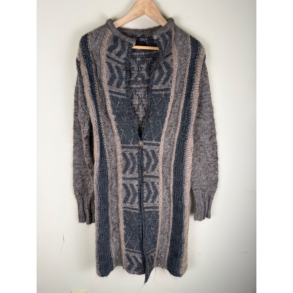 Made in Italy GOTTARDI Alpaca/Wool/Mohari/Other Blend Open Cardigan Size Large